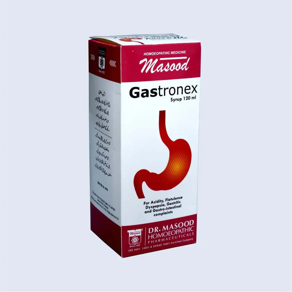 Masood GASTRONEX Syrup – For Acidity, Indigestion & Gastric Relief – El ...