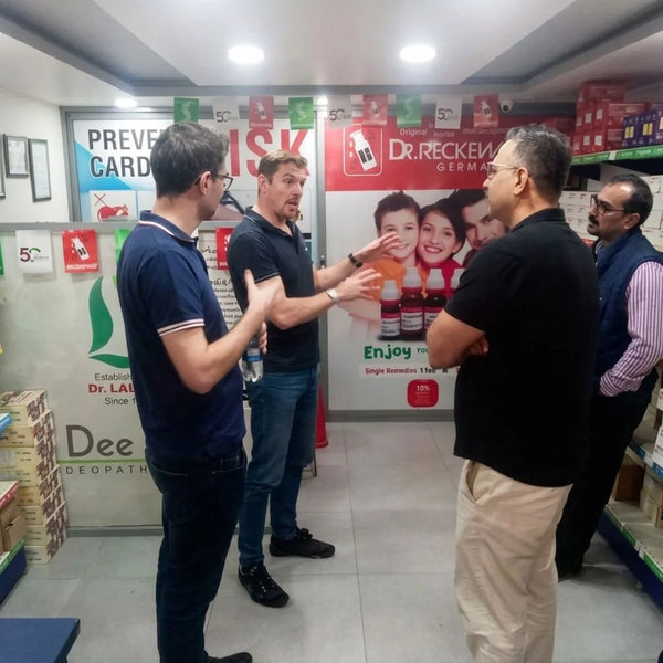 Dr. Reckeweg Germany owner visiting El Dee & Co. Pakistan
