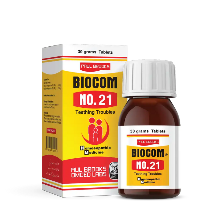 Bio21 Tab Biocom 21 Tablets – Supportive Treatment for Teething Troubles – El dee ...