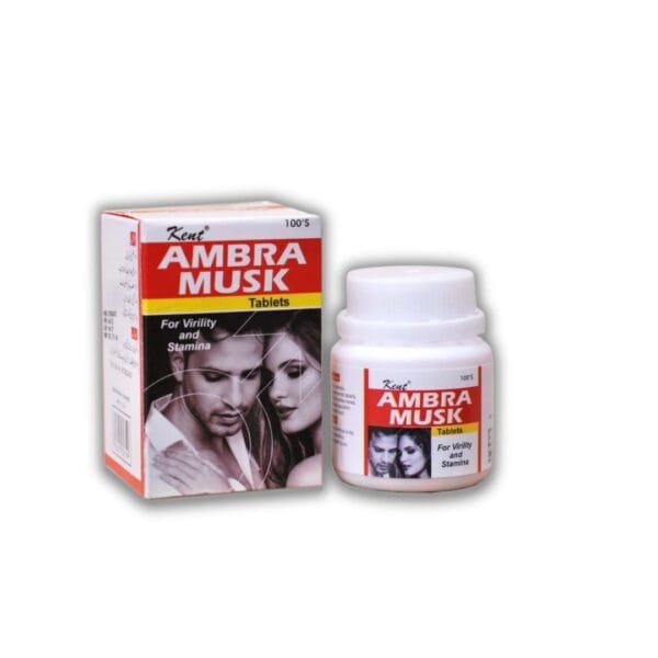 Kent Ambra Musk Tablets Natural Vitality & Sexual Wellness Booster (New Packing)