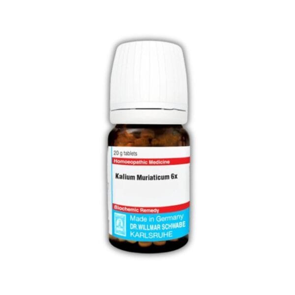 Dr. Schwabe Kalium Muriaticum 6x – Salt for Mucous Membranes
