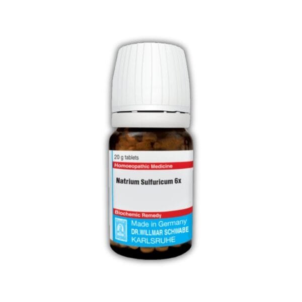 Natrium Sulfuricum 6X by Dr. Schwabe Germany – Salt for Excretion and Detoxification