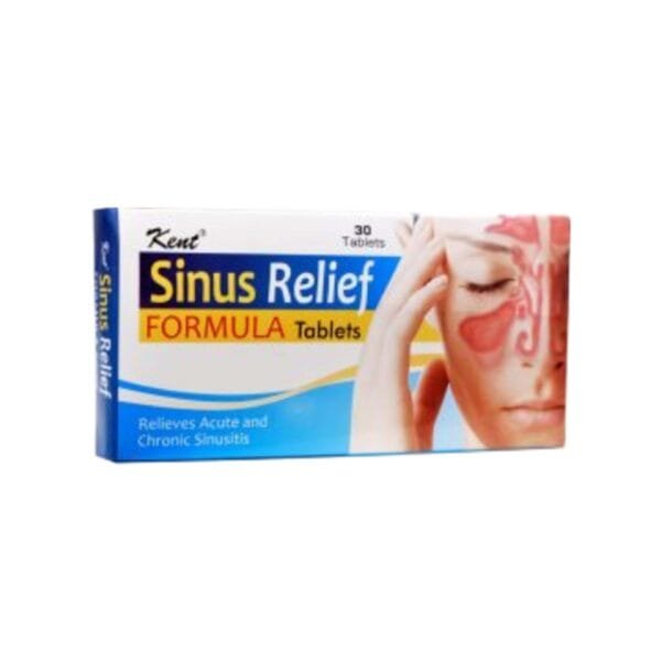 Kent Sinus Relief Formula Tablets – Effective Solution for Sinusitis and Nasal Congestion