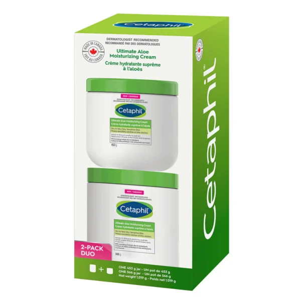 Cetaphil Ultimate Aloe Moisturizing Cream – New Packing (453g & 566g)