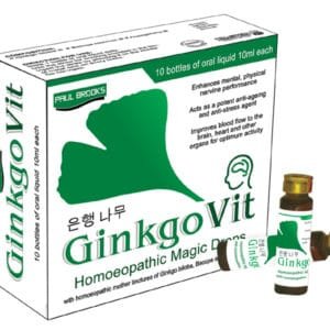 Ginkgo Vit Oral Ampoules by Paul Brooks