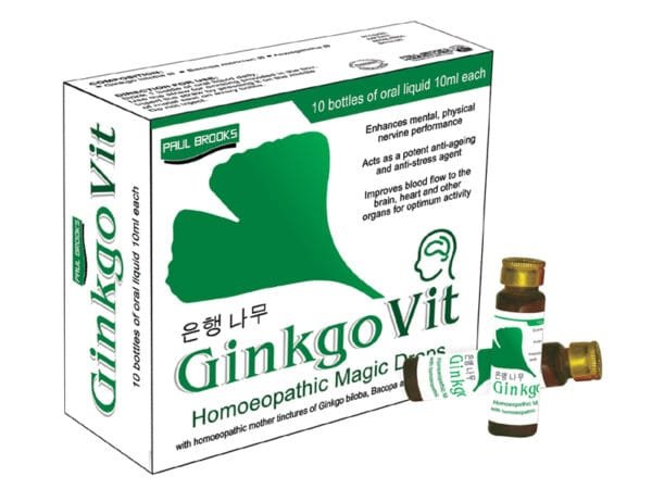 Ginkgo Vit Oral Ampoules by Paul Brooks