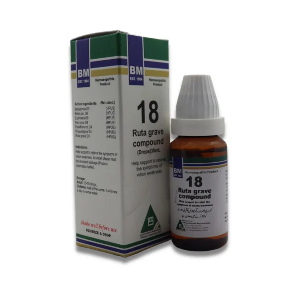 BM 18 Drops – For Vision Support and Eye Muscles